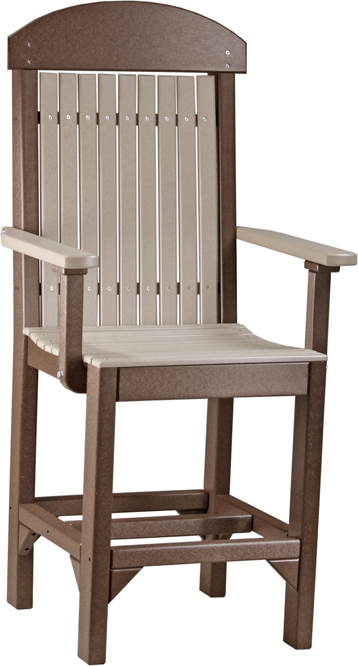 LuxCraft Captain's Chair - Bar Height - Thumbnail 5